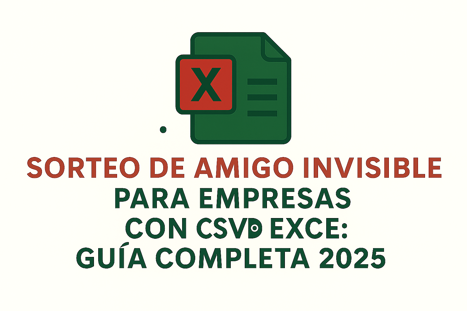 Sorteo de Amigo Invisible para Empresas con CSV o Excel: Guía Completa 2026